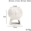Funny Face Candle Holder Modern Ceramic Handhold Candlestick Ornaments Photography for Home Romantic Table Decoration Home Decor