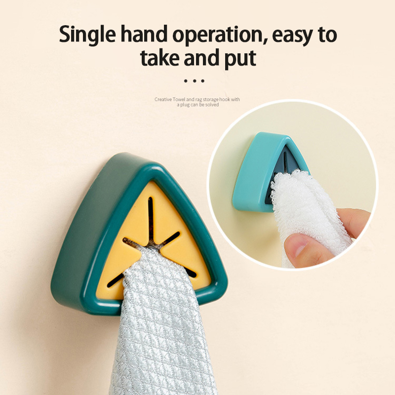 Towel Holder Towel Storage Racks Hanger Adhesive Towels Storage Wash Cloth Clip Sucker Wall Window Bathroom Kitchen Accessories