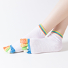 2023 New Arrival Yoga Socks for Women Non-Slip Grips &amp; Straps Pilates Barre Breathable Sports Sock Dance Ballet Socks Slippers