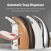 Home Automatic Touchless Inductive Hands Free Standing Sensor Liquid Foam Soap Dispenser 