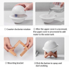 8W USB Planet Air Humidifier Moisturizer Household Ultrasonic Air Diffuser Mist Maker Fogger with Nightlight for Home Car