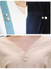 Brooch Set Big Beads Fashion Clothing Brooches for Women Pearl Lapel Pin Sweater Dress Brooch Pins Badge Buckle Accessories