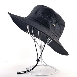 Solid Color Sun Hats for Men Outdoor Fishing Cap Wide Brim Anti-UV Beach Caps Women Bucket Hat Summer Hiking Camping Bone Gorros