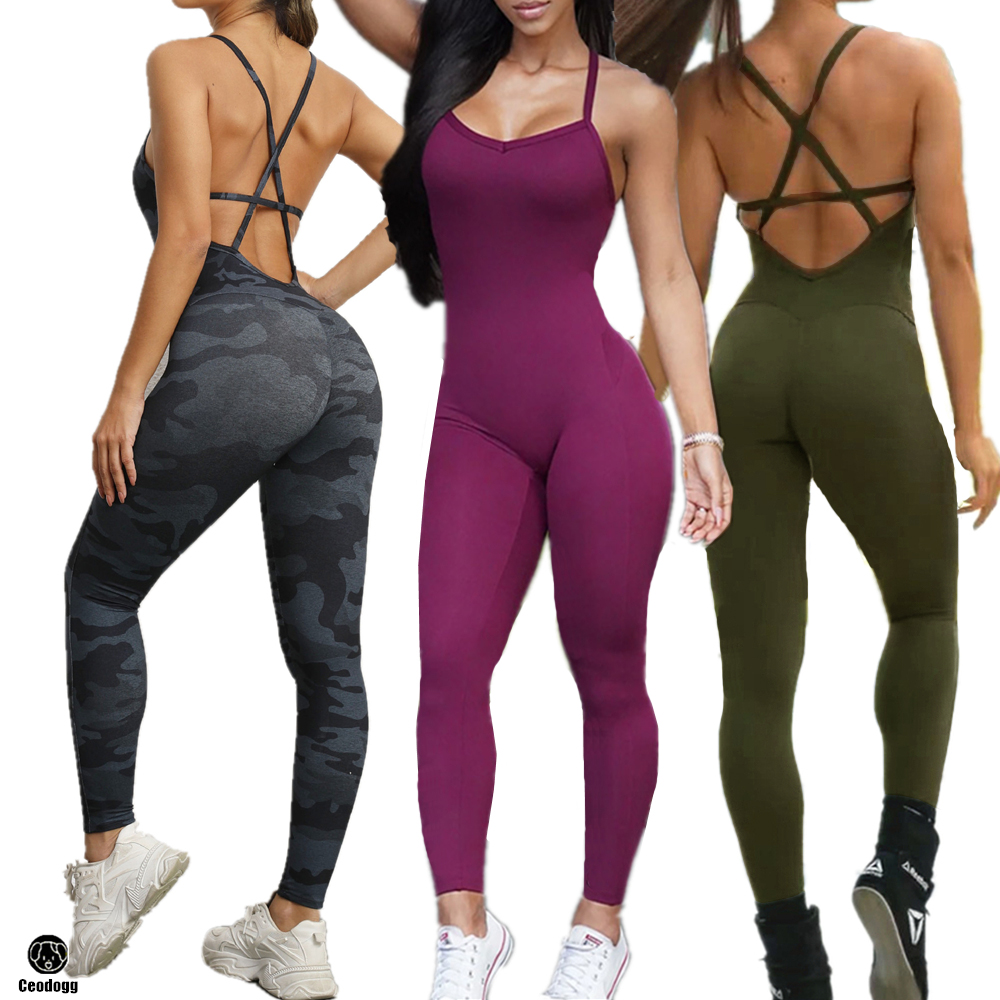 2023 Pad Sport Suit Female Sculpted Yoga Set Tracksuit Ensemble Sportswear Jumpsuit Workout Gym Wear Running Clothes Fitness