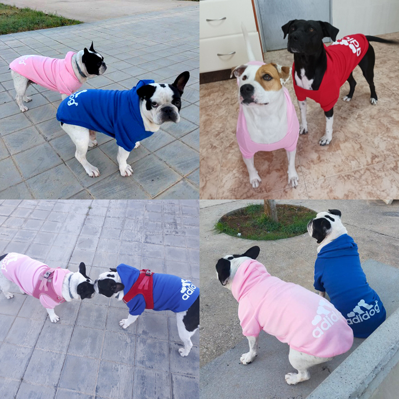 2023 Winter Pet Dog Clothes Dogs Hoodies Fleece Warm Sweatshirt Small Medium Large Dogs Jacket Clothing Pet Costume Dogs Clothes