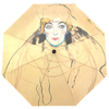 Gustav Klimt Oil Painting Umbrella Parasol Rain Sun Protection Women Automatic Umbrella Three Folding