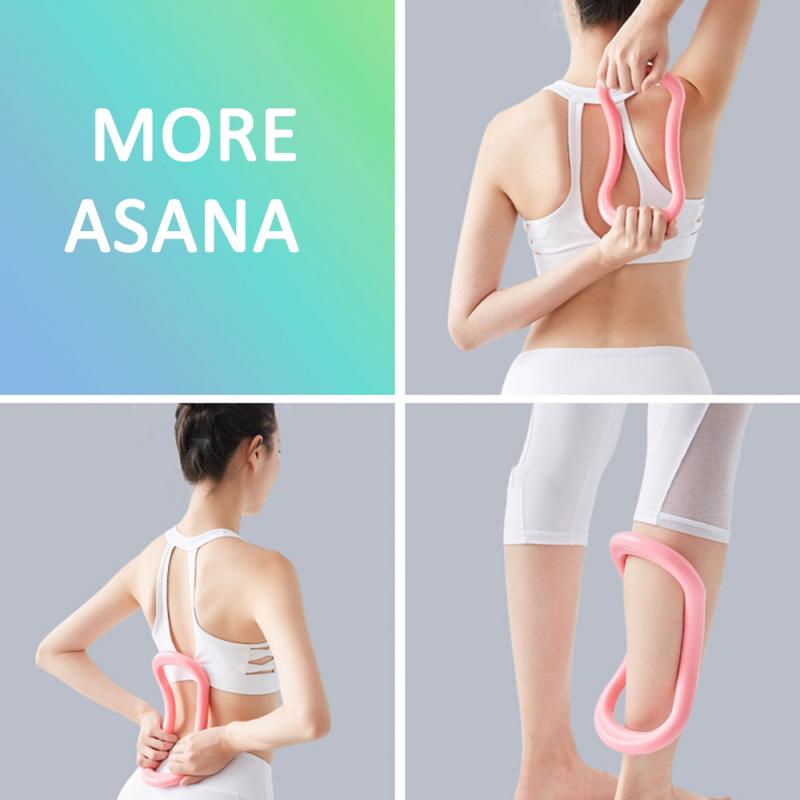 Yoga Ring Open Back Beautiful Back Artifact Pilates Circle Fitness Circle Training Resistance Auxiliary Tool Calf Home