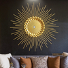 Living Room Frame Art Hanging Flower Home Metal Wall Decor