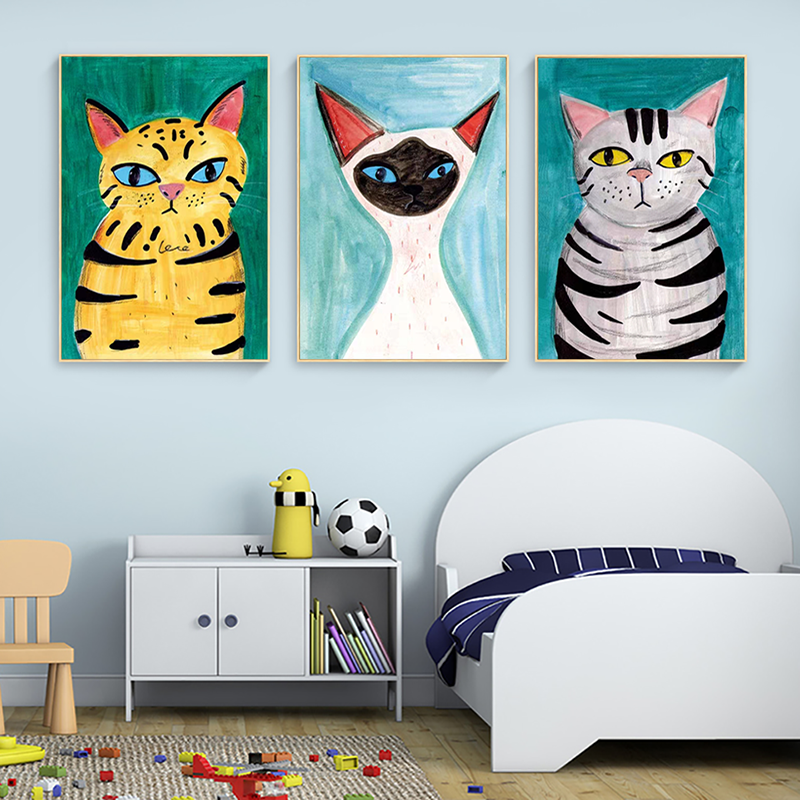  Bedroom Solid Wood HD Printing Artwork Fall Decor Wall Art
