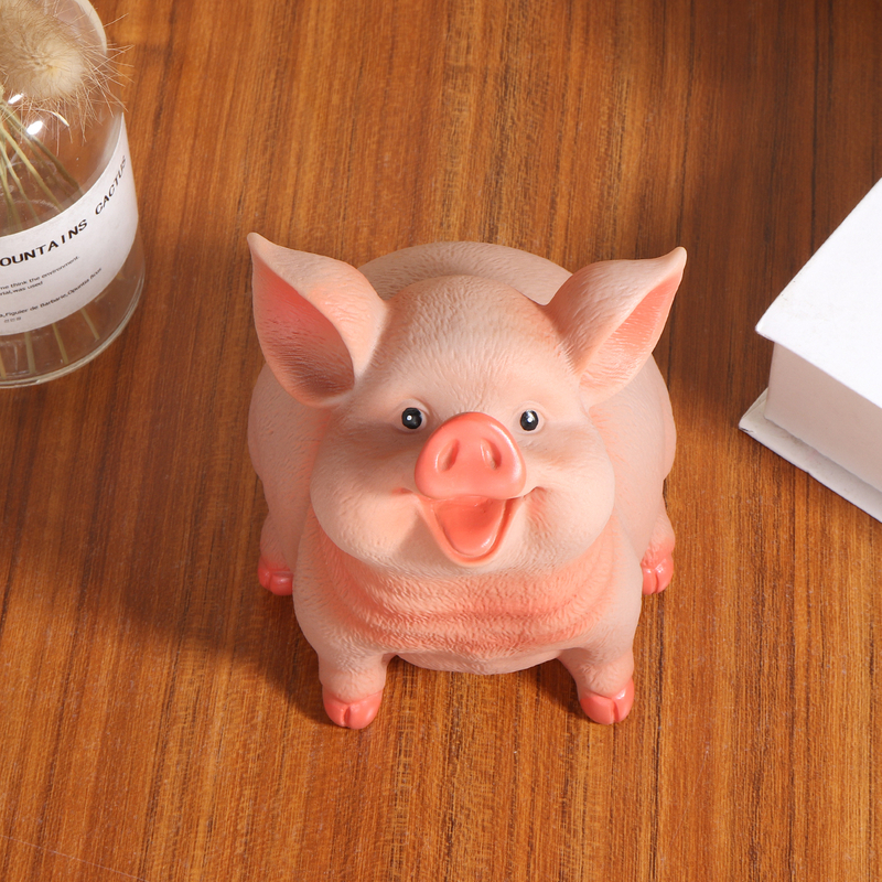 New 14*12*11cm Bank Resin Craft Coin Bank Pig Shaped Money Box Kids Gifts