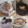 Donut Mand Dog Accessories for Large Dogs Cat&#39;s House Plush Pet Bed for Dog XXL Round Mat For Small Medium Animal Calming 100CM
