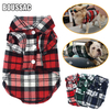 Dog Shirts British Style Plaid Pet Dog Clothes for Small Dogs Cotton Puppy Cat Clothing French Bulldog Vest Chihuahua Summer