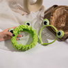 Funny Frog Makeup Headband Wide-brimmed Elastic Hairbands 