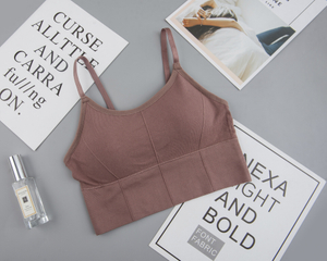 Fitness Ladies Girls Running Gym Yoga Bra Tops Custom Logo Crane Exercise Workout Women Sports Bra