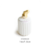  Nordic Cotton Swab Storage Box Organizer Small Animal Plating Ceramic Toothpick Storage With Lid Desktop Finishing Jewerly Box
