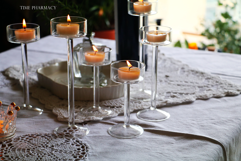 Glass Candle Holders Set Tealight Candle Holder Home Decor Wedding Table Centerpieces Crystal Holder Dinner Table Setting