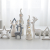 Christmas Ceramic Ornaments Nordic Decoration Nordic Style Gift Santa Claus Snowman Christmas Handbells Christmas Bell Supplies
