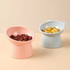 Cat Bowl High Foot Dog Bowl Neck Protector Cat Pet Food Water Bowl Anti-tip Binaural Pet Feeding Cat Accessorie Pet Dessert Bowl