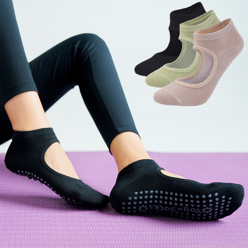Yoga Socks Non-Slip with Grips Pilates Ballet Barre Dance Sock Barefoot Hospital Elastic Workout Socks