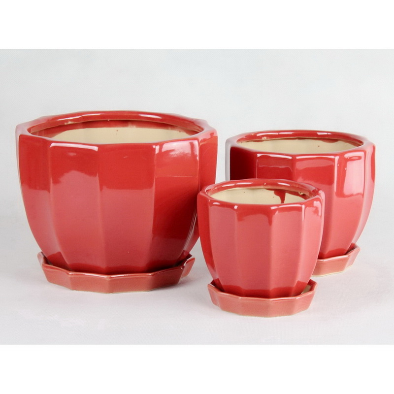 Newly Ceramic Flower Pots Modern Minimalist Style Succulent Planter Home Decoration