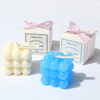 Scented candle in ceramic jar natural soy wax luxury fragrance for home decor candle ceramic