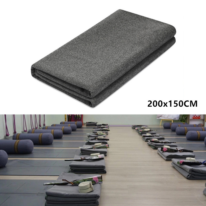 200*150*2cm Washable Yoga Mat Indoor Exercise Rest Blanket Home Meditation Support Towel