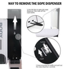 Hotel Plastic Hand Sanitizer Dispenser Electric Touchless Infrared Sensor Automatic Soap Dispenser 