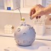 Modern Home Decor Cute Astronaut Statue Piggy Bank Resin Money Box Savings Box for Coins Piggy Bank for Children Kawaii Decor