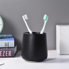 Black Liquid Soap Dispenser Ceramic Cup Hand Sanitizer Shampoo Bottle Shower Gel Foam Lotion Bottle Bathroom Accessories Set