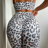 2023 New 2 Piece/set Tracksuits Women&#39;s Leopard Print Yoga Set Sports Suit Women Lounge Wear Crop Tops Sexy Women Leggings
