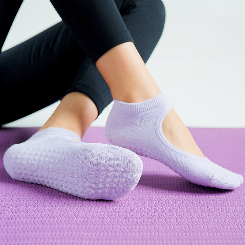 Yoga Socks Non-Slip with Grips Pilates Ballet Barre Dance Sock Barefoot Hospital Elastic Workout Socks