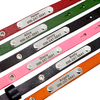 Personalized Cat Collar Adjustable Leather Pet Cats Collars Necklace Custom Puppy Kitten Name Collars Anti-lost Cat Accessories