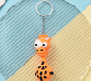 New Cartoon Giraffe Lion Animal Keychain Bag Car Pendant