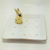 Nordic Ceramic Plate Porcelain Candy Trinket Tray Dish Jewelry Storage Tableware Decorative