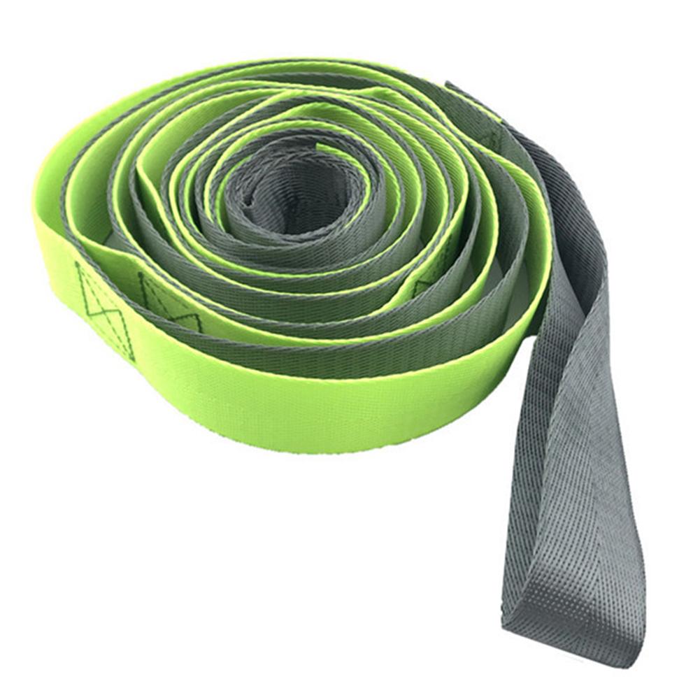 Durable Yoga Belts Portable Delicate Design 8pcs/set EVA Yoga Blocks Bricks Latex Rubber Resistance Bands Stretch Strap
