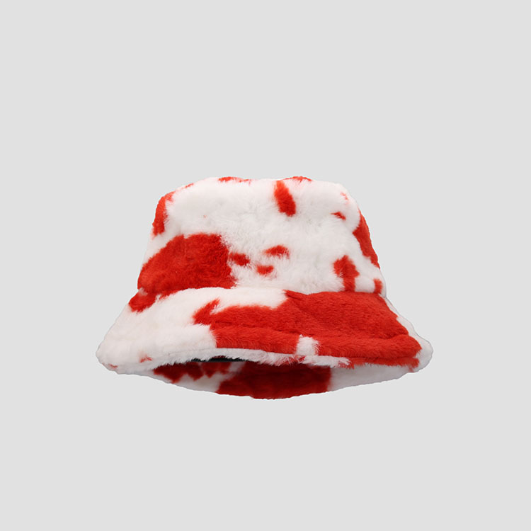 2023 Unisex Harajuku Bucket Hat Solid Men Fishing Fisherman Hat Autumn Winter Lamb Wool Outdoor Warm Panama Cap For Women