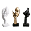 Resin Abstract Statue Desktop Ornaments Sculpture Figurines Face Character Nordic Light Luxury Art Crafts Office Home Decor