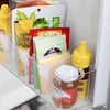 4pcs Refrigerator Storage Partition Board Retractable Plastic Divider Storage Splint Kitchen Bottle Can Shelf Organizer