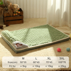 Winter Dog Mat Luxury Pad for Small Medium Large Dogs Plaid Bed for Cats Dogs Fluff Sleeping Removable Washable Pet Bed