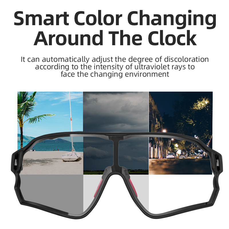 Cycling Glasses Photochromic MTB Road Bike Glasses UV400 Protection Sunglasses Ultra-light Sport Safe Eyewear Equipment