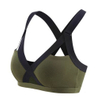Women Bra Solid Color Sports Bras Front Cross Lace Bandage