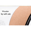 Wood Yoga Wheel Pilates with Buddha Lotus Professional TPE Yoga Circles Gym Workout Back Training Tool For Bodybuilding Fitness