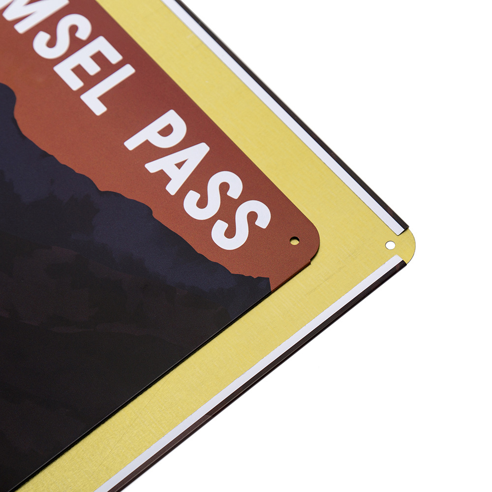 Wholesale Decorative Antique Metal Poster Custom Vintage Metal Signs Tin Sign