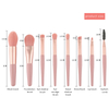 8pcs Mini Makeup Brushes With Case Bag Professional Premium Synthetic Makeup Brush Set 