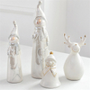 Christmas Ceramic Ornaments Nordic Decoration Nordic Style Gift Santa Claus Snowman Christmas Handbells Christmas Bell Supplies