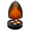 Large Capacity Tea Light Oven Multifunction Tealight Candle Heater Humidifier Tealight Candle Holder for Study Office LivingRoom