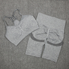  Women Sport Suit Gym Set Sexy Bra Seamless Shorts Workout Running Clothing Gym Wear Athletic Yoga Set