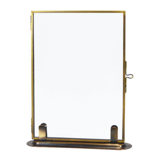 Metal Glass Photo Picture Frame Flower