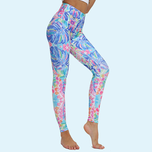 Breathable and quick-drying yoga high waist sports leggings