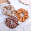 3.9 Inch Women Silk Scrunchie Elastic Handmade Multicolor Hair Band